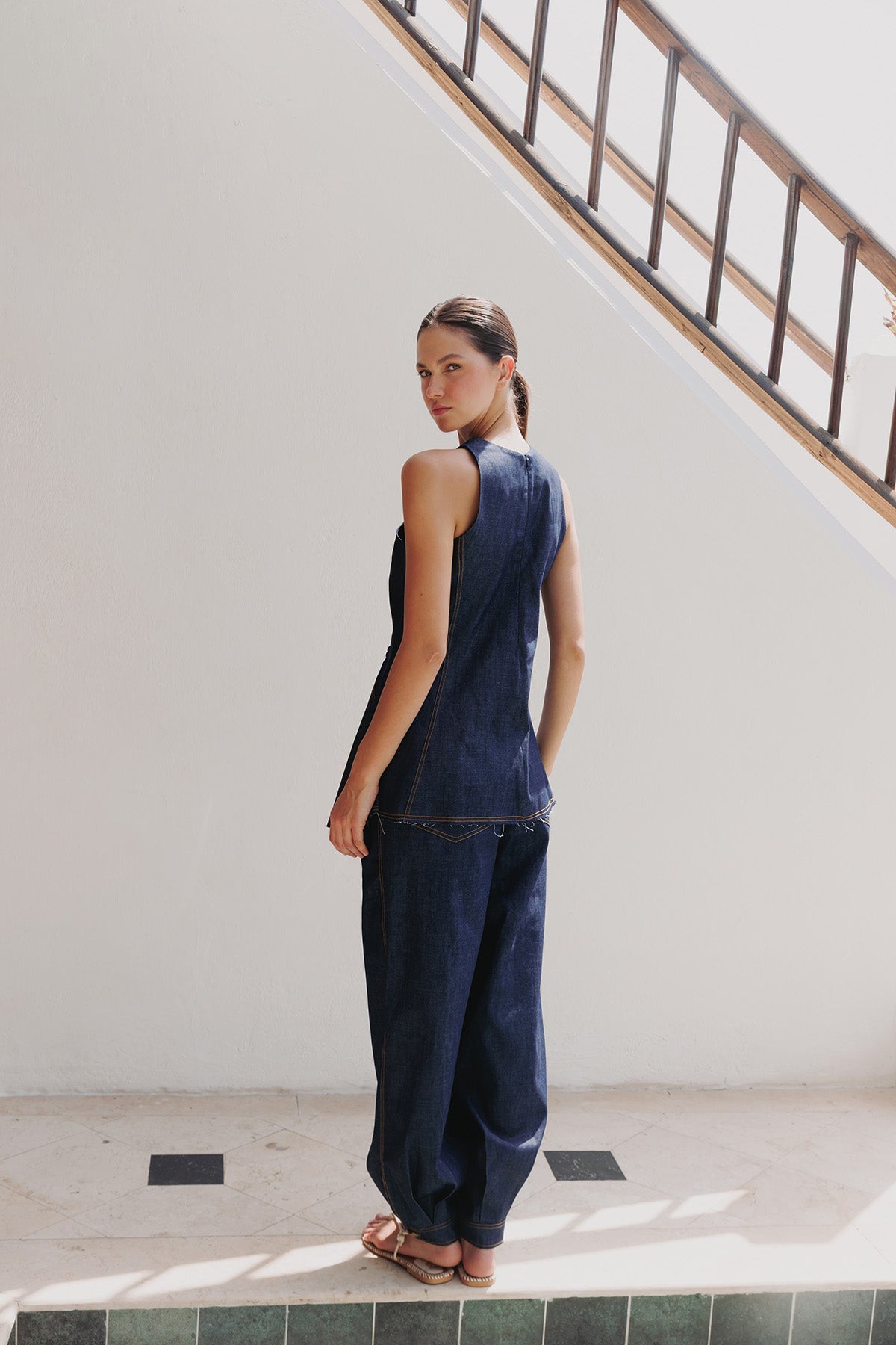 PANTALON ALADINO DENIM